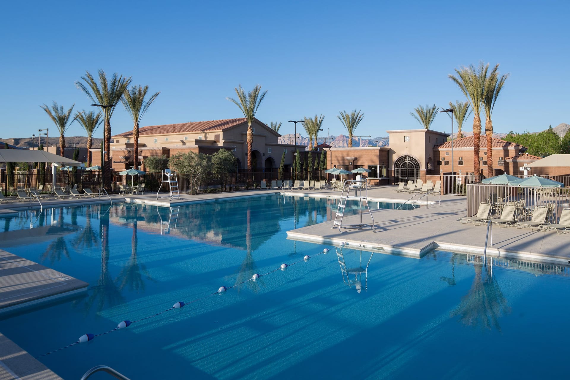 Community pool in the Las Vegas Valley